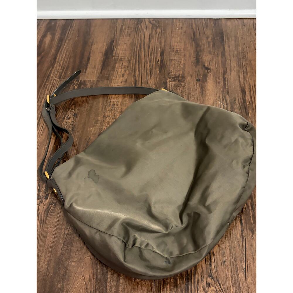 Marc Jacobs Purse Nylon Shoulder Bag Dark Green Gray Preppy Y2K Streetwear Bags - Picture 11 of 13